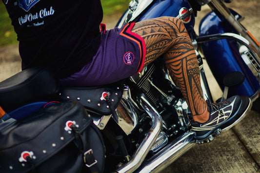 STYLL Basketball Shorts - Orange/Pink/Grey